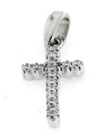 Pendente Forever Gioielli Donna Croce in Oro Zircone FGCI00073 - FGCI00073